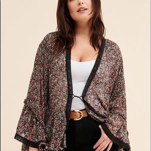Free People Lola Sheer Short Duster
